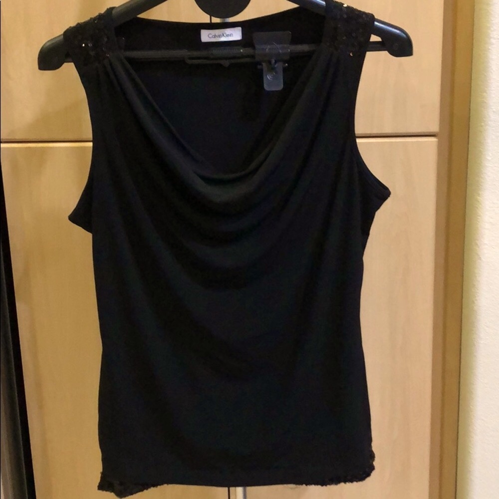 Black Calvin Klein Top, Large